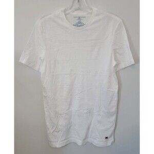 Tommy Hilfiger Undershirt Men's S White Short Sleeve Crew Neck Lot of x2